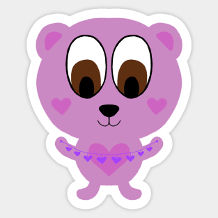 Heart bear Sticker